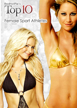 Top Ten Sexiest Female Athletes right banner