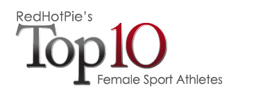 Top Ten Sexiest Female Athletes banner title
